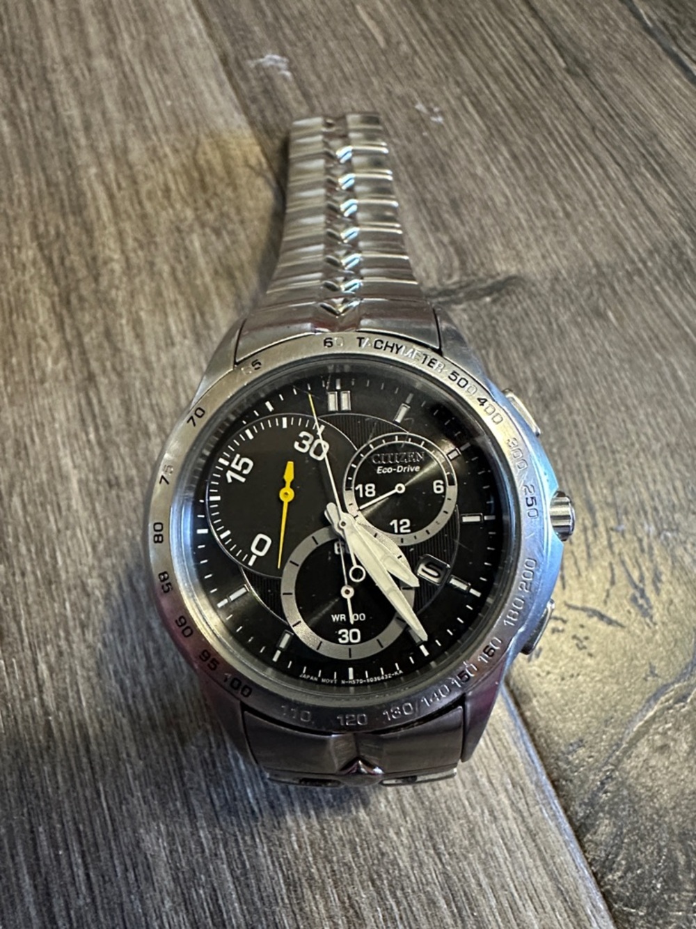 Citizen Stainless Steel Chronograph Watch - ECO drive